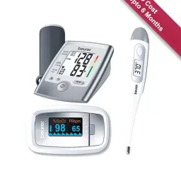 Beurer BM 35 BP Monitor, FT 09 Thermometer and PO 30 Pulse Oximeter (Medical Kit)-image-1