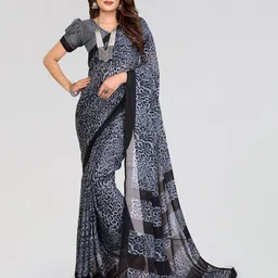 Moda Rapido Women Abstract Printed Saree image 1