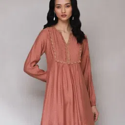 aarke Ritu Kumar Dusty Pink Tunic-picture-15