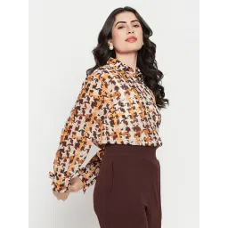 MADAME Multicolor Printed Shirt image 3