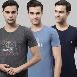 Vimal Jonney Multi Cotton Regular Fit Printed T-Shirt - Pack of 3-picture-20