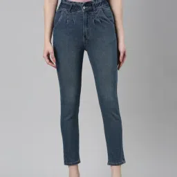 showoffff SHOWOFF Blue Denim Slim Fit Mid Rise Jeans-picture-34