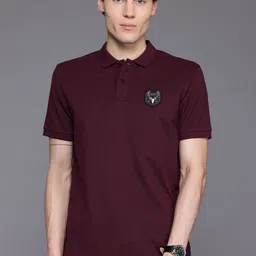 Allen Solly Polo Collar Regular Fit T-shirt with Hem Slits-picture-54
