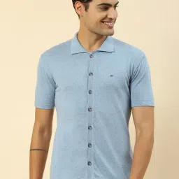 Monte Carlo Sky Blue Regular Fit Polo T-Shirt-picture-39