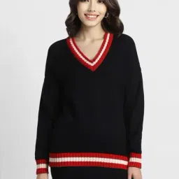 Forever 21 Black Cotton Printed Sweater-picture-35