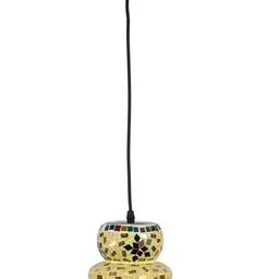 1ST TIME White & Red Textured Self Assembly Bell Ceiling Lamp-picture-15