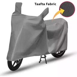 Auto Pearl Two Wheeler Cover with Bag for Yamaha Enticer, Silver image 4