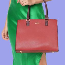 Lavie Shelly LG Wine Solid Medium Satchel Handbag-picture-27