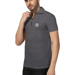 BEYOU FASHION Men Printed Polo Collar T-shirt image 4