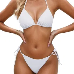 Bartus Halter Neck Sleeveless Swim Bikini Set image 2