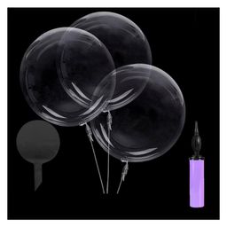Bubble Trouble Transparent Bobo balloon With Balloons for Birthday Wedding Anniversary Indoor Outdoor Decoration Family Reunion Party Props Pack of 11-picture-18