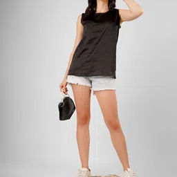 Sukshat Keyhole Neck Satin Top image 2