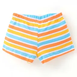 Babyhug 100% Cotton Knit Regular Trunks Tiger Print Pack of 3 - Multicolour image 5