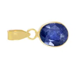 RAVIOUR LIFESTYLE Stones Studded Oval Pendant-picture-10