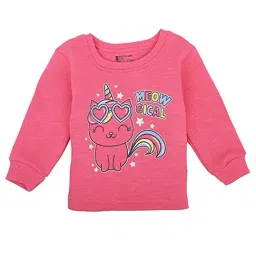 Bodycare Kids Pink Printed Full Sleeves T-Shirt-picture-15