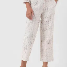 VERO MODA GIRL White Textured Pants-picture-10