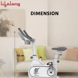 Lifelong LLSBB49 Fit Pro Spin Fitness Bike 6Kg Flywheel Adjustable Resistance & Heart Rate Sensor image 4