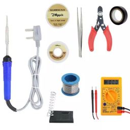 Hillgrove 25 W Flat Tip Mobile Soldering Iron Equipment Tool Kit & Digital Multimeter Combo, HGCM416M1-picture-19