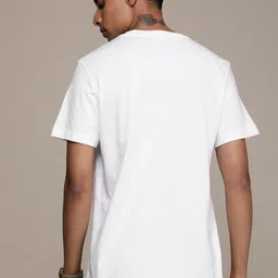 Calvin Klein Jeans Brand Logo Printed Pure Cotton T-shirt image 4
