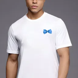SZN Round Neck Applique Regular Fit T-shirt-image-0
