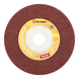 Xtra Power 4 inch (100 mm) U5 Grit Non Woven Pad for Steel and Metal (Pack of 20) image 1