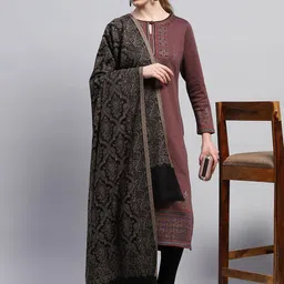 Monte Carlo Women Woven Design Acrylic Shawl image 2