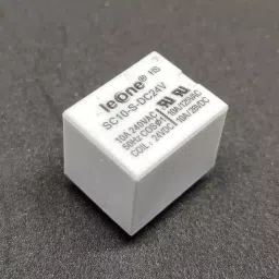 Invento ISC 1507-1 White Current Sugar Cube PCB Mount Relay SPDT Relay 10A Set of 2-picture-22