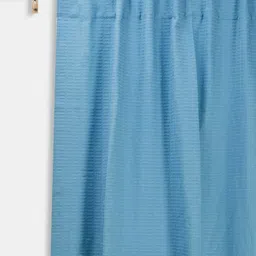 Fabindia Kabir Blue Self Design Cotton Door Curtain-image-8