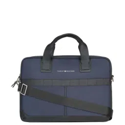 Tommy Hilfiger Cicero Navy Medium Laptop Messenger Bag-image-93
