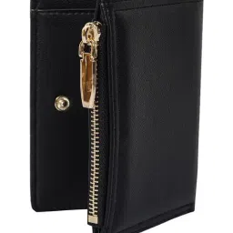 BULCHEE Black Mini Bi-Fold Wallet image 4