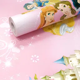 Aura Pink & Yellow Printed Self Adhesive Wall Sticker image 3