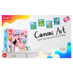Funskool Canvas Art Kit Pack Of 15  - Blue-picture-14