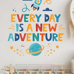 Asian royal Blue & Red Printed Waterproof Wall Sticker-image-18