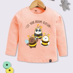 YK X Minute Mirth Infant Girls We Bare Bears Printed Cotton T-shirt-picture-43