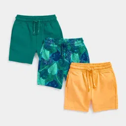 Mothercare Kids Multicolor Printed Shorts (Pack Of 3)-picture-26