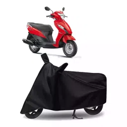 Auto Pearl Bike Cover for Suzuki Let's (Black)-picture-31