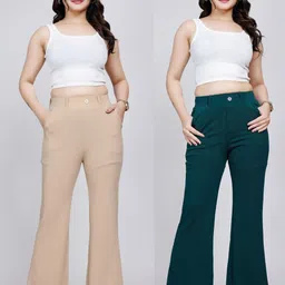 NUCOUTHS Women Original High-Rise Pleated Trousers-picture-35