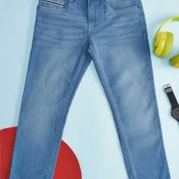 Pantaloons Junior Kids Blue Regular Fit Jeans-picture-22