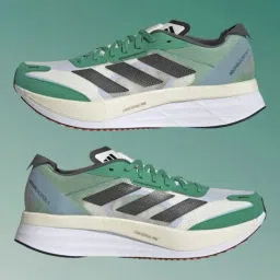Adidas Men's ADIZERO BOSTON 11 M White Running Shoes-image-25