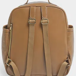 MiArcus 100% Vegan Leather Maternity Diaper Bag With Diaper Changing Sheet image 2