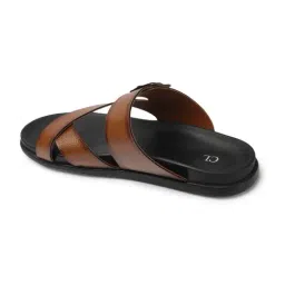 Carlton London Men's Tan Toe Ring Sandals image 5