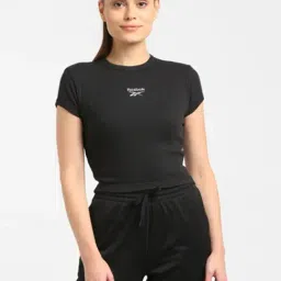 Reebok Black Cotton T-Shirt-image-73