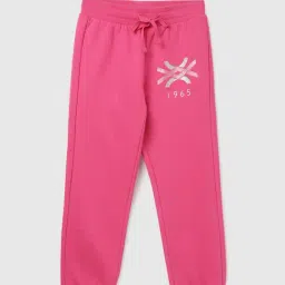 United Colors of Benetton Kids Girl's Printed Regular Fit Trackpants-picture-42