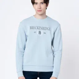 Red Tape Light Blue Regular Fit Graphic Print Sweatshirt-picture-36