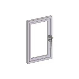 Ebco Window Handle Low Type Champagne Gold Finish and Right Hand Movement, AWH9-R image 2