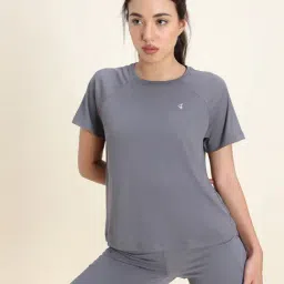 Zelocity By Zivame Grey Relaxed Fit Sports Top-picture-26