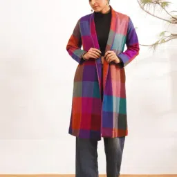 Jaypore Women Multicolour Loose Fit Jacket image 3