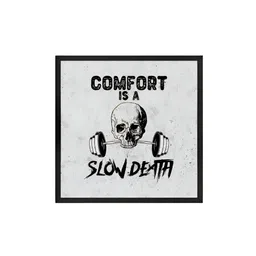 999Store Grey & Black Motivational Gym Canvas Wall Art image 2