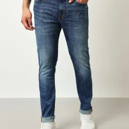 Lee Blue Cotton Skinny Fit Jeans-picture-49