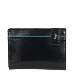 Baggit Black Solid Bi-Fold Wallet for Women-image-50